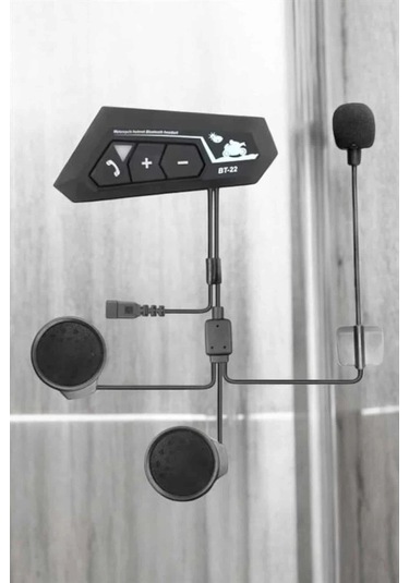 Bfs İnterkom Intercom Kask Kulaklık Bt22 Bluetooth Motosiklet Kulaklık 5.0 Bluetooth