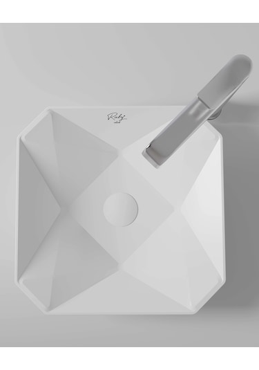 Creavit Ruby Diamond Tezgah Üzeri Lavabo 40 40 Cm Rb040-00cb42e-0000