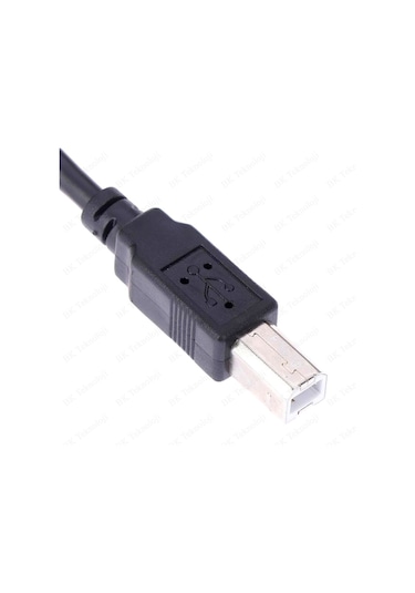 Panel Tipi Vidalı Usb 2.0 B Dişi-erkek Yazıcı Uzatma Kablosu