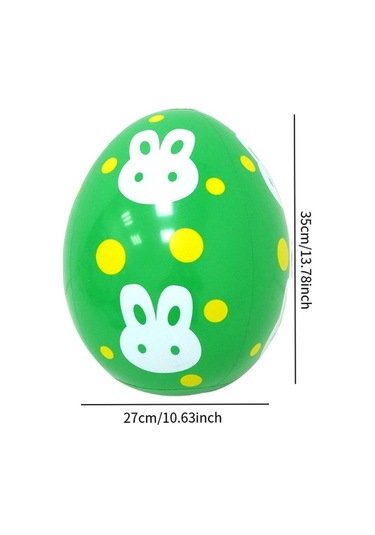 Pazly Yumurtası Yeşil Suntek Şişme Paskalya Ev Dekoru Dekorasyon Qw