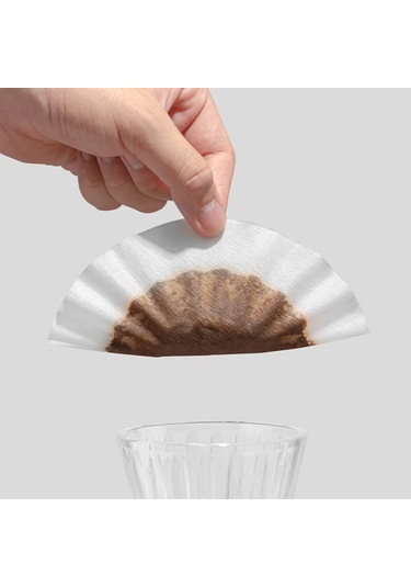 50pcs Pour Over Coffee Filter Papers 50 Sheets Fits B75 Coffee