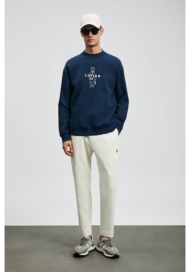 Lufian Rex Beyaz Erkek Eşofman Altı 112050075 Beyaz