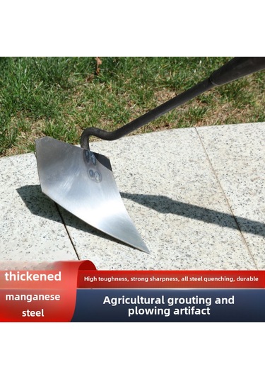 Kosona Çelik Üçgen Çapa - Toprak Gevşetme, Sulama Kanalı Açma, Tohum Ekimi İçin Dayanıklı Tarım Aracı 1 Adet