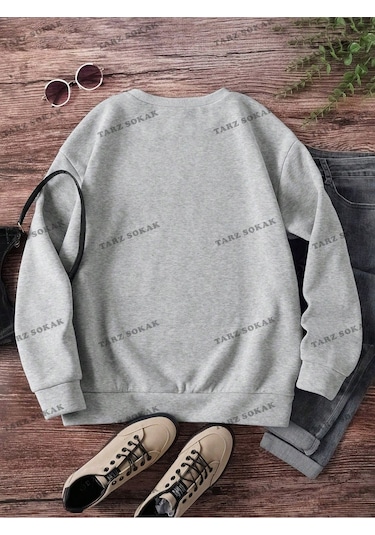 Y2k Yeni Sezon Ssweat Harajuka Kuromi Retro Kod 123-trzksw4329 Gri