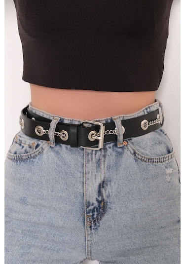 Bensu Store - Aksesuar Kemer Siyah - 10879.1140. 001 Siyah