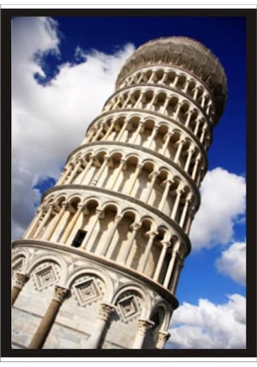 70Cmx100Cm Pizza Kulesi Poster Tablo