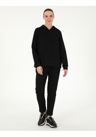 Pierre Cardin Kadın Siyah Sweatshirt 50308067-vr046 Siyah