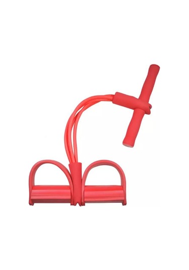 Body Trimmer 4 Lastikli Egzersiz Aleti El Ayak Direnç Yayı Lastik