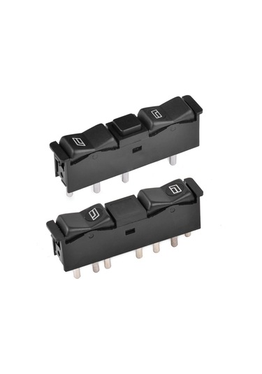2pcs Ön Sol Sağ Kapı Güç Pencere Kontrol Anahtarı Mercedes Benz W123 W201 W126 0008208210 0008208110