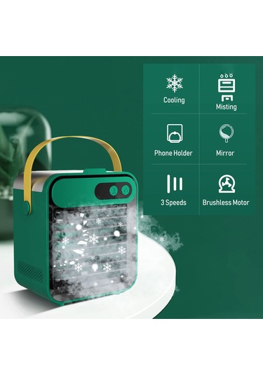 Jialan Telefon Tutucu İle Klima Fanı Ayna Soğutma Hava