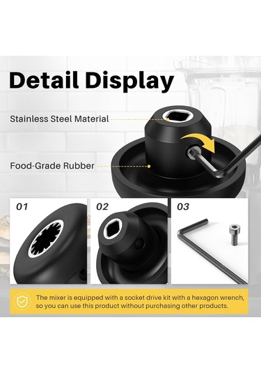 Maiyame Vitamix 5200 Serisi İçin Dayanıklı Paslanmaz Çelik Bıçaklar, Karıştırma Başlığı Ve Anahtar Seti Siyah