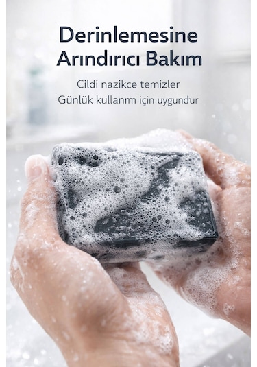 Aktif Karbon Özlü Cilt Bakım Sabunu - 120 Gr Aktif Karbon