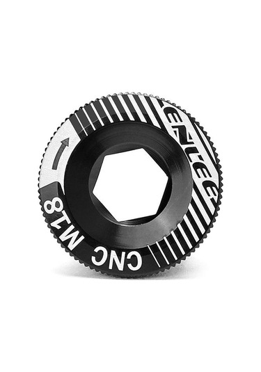 Sones Enlee Alüminyum Bisiklet Krank Kapağı Krank Vidaları, Renk: M18 Siyah