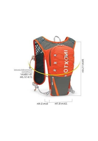 Dancemonkey 5l Kapasiteli Su Çantası, Koşu-yürüyüş-süreyiş İçin Turuncu, Ha Açık Çanta Naylon Hidrasyon Paketi Turuncu