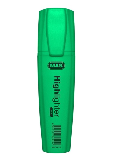 Mas Fosforlu Kalem Yeşil 3 Adet Fosforlu Yeşil