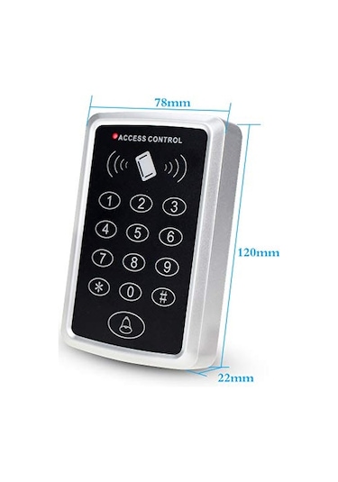 Rfid Şifreli Kapı Kilidi + Su Geçilmez Koruyucu Kılıf + 10 Tag