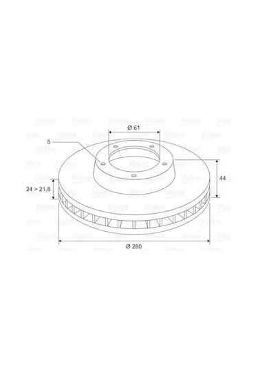 Bendix Disk Fren Aynası Ön 562730b Kango 1.5 1.6 KNO-BENDİX-562730B