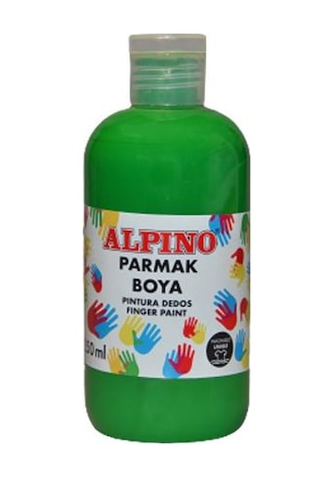 Alpino Parmak Boyası Kırmızı Mavi Yeşil Sarı 250ml Set