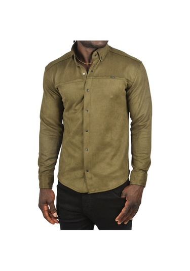 Deepsea Erkek Haki Çıtçıtlı Süet Gömlek 2500556 Haki Deepsea Erkek Haki Çıtçıtlı Süet Gömlek 2500556 Haki