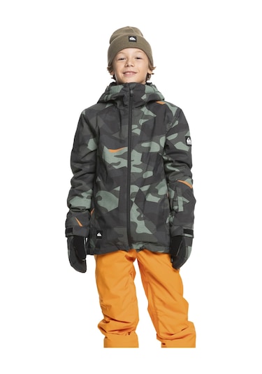 Quiksilver Mission Printed Youth Erkek Çocuk Snowboard Montu Renkli Renkli Çok Renkli