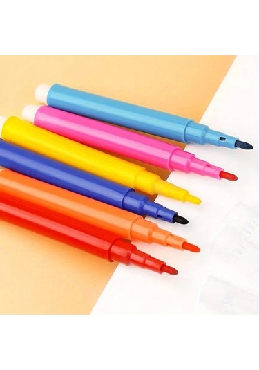 Fochsia 60lı 6 Renk Mini İşaretleme Kalemleri Seti Çizim Not Okul