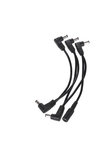 Geeksen Gitar Efekt Güç Kablosu Ayırıcı Kordon 5 Yollu Zincir Dc 9v Gitar Bas Efektleri İçin