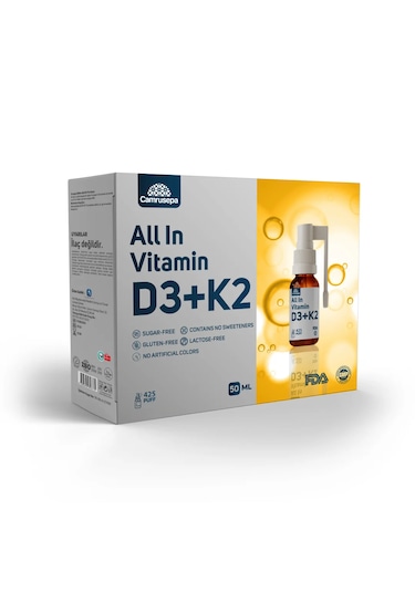 Camrusepa All In D3+K2 Vitamini 50 ML