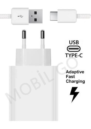 Samsung Galaxy Tab S9 Fe Plus Uyumlu Type-c Girişli Hızlı Şarj Aleti