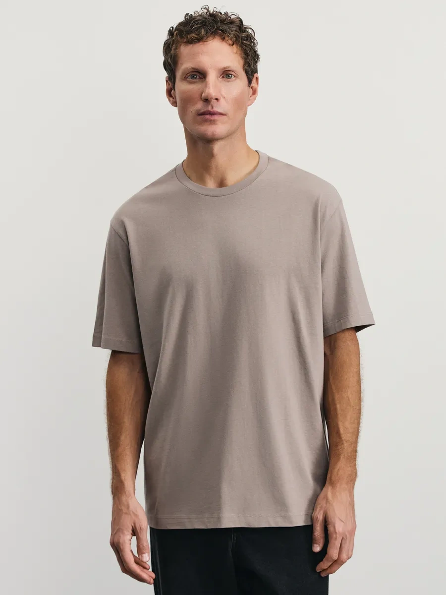 Zarına Regular Fit Basic Tişört 378572136 Bej