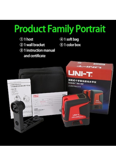 Unit LM570LD-II 10m Yeşil Çizgi Lazer Hizalama Cihazı