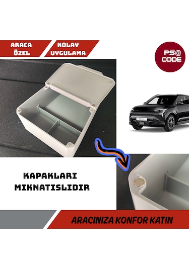 Kia Ev3 Orta Konsol Saklama Kutusu-organizer