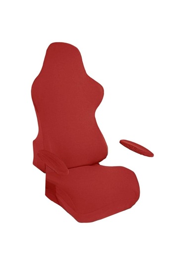 Suntek Dönen Sandalye Uzanmış Yarış Oyun Koltuğu Için Kırmızı