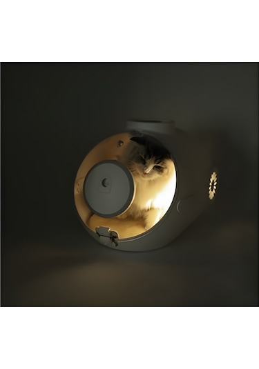 M-Pets Profesyonel Kedi Taşıma Ünitesi Işık Fan 48.9 x 32 x 30 CM