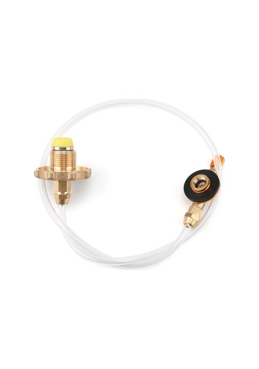 Youmex Kampanyalı Dayanıklı Bakır Gaz Şişe Dolum Valfi - Outdoor Yemek Pişirme İçin Pratik Çözüm Gümüş