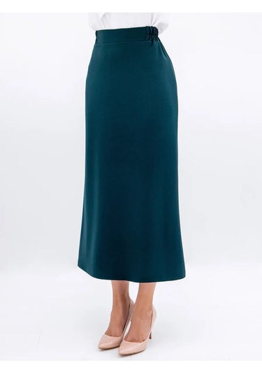 Sm.belıanını Lastikli Uzun Etek 261861028 Koyu Yeşil