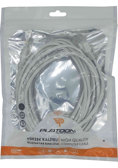 5 Metre Cat5 5 Ağ Ethernet  Kablosu Platoon Pl-6052