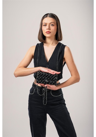 Ççs Kadın 17772 Omuz Askılı El Çantası Siyah