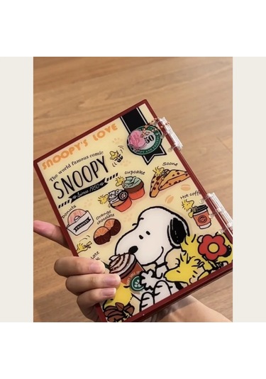 Snoopy Sallamak Akrilik Dizüstü Çıkarılabilir Karikatür Faiz Diy