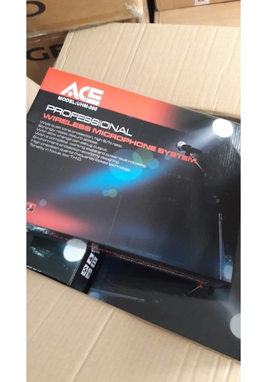 Ace Audıo Uhf 2'li El Telsiz Mikrofon Seti