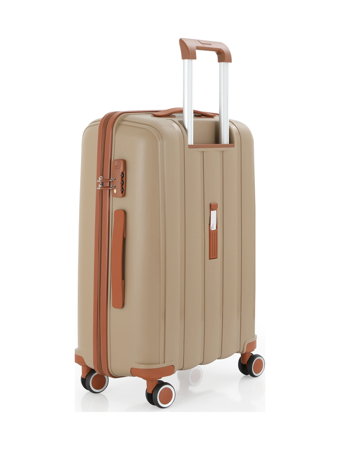 Mçs Polipropilen 2li Valiz Seti Büyük & Makyaj V305 S21yy1000081-set 10584 Şampanya/kahve