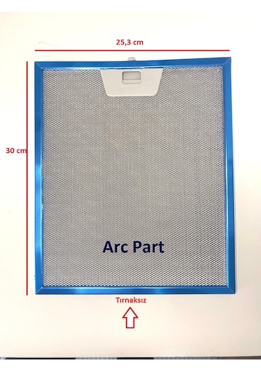 Franke Tek Mandal Alüminyum Filtre Tırnaksız 25,3 X 30 Cm