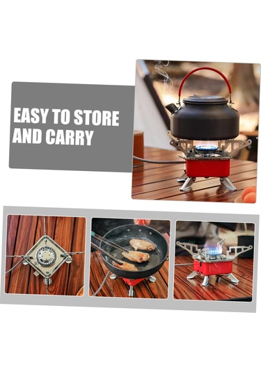 Soba Sağlam Metal Soba Kamp Balıkçılık Ve Dağcılık İçin Katlanır Tasarım Altın