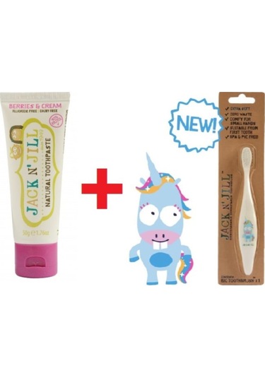 Jack N'Jill Orman Meyvesi Aromalı Diş Macunu 50 ML + Unicorn Diş Fırçası