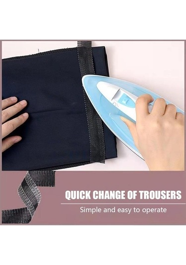 Pazly Grey Self-adhesive Fabric Patch For Pants - Quick Hem Fix Solution