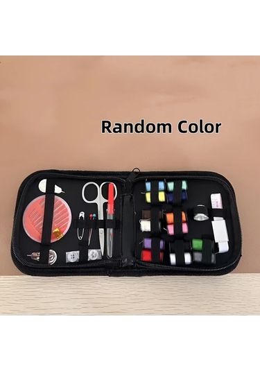 Dashanshop 27 Parça Siyah Seyahat Dikiş Seti İğne İplik Makas Aksesuar