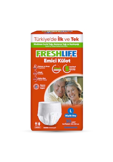 Freshlife Emici Külot Hasta Bezi L 30'lu