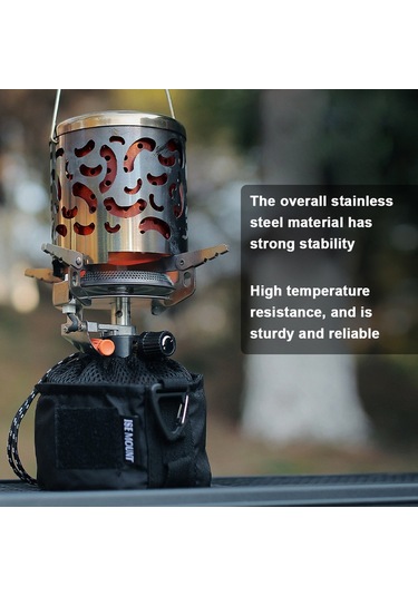 Ise Mount Açık Taşınabilir Kamp Piknik Sıcak Tutmak Sobalar Kapak Gümüş