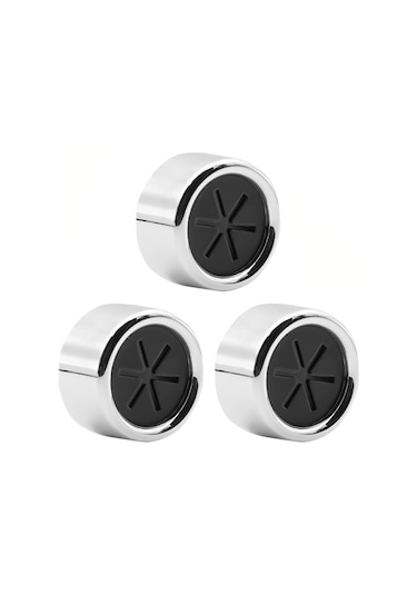 Youmex Abs Materyalli 3'lü Yuvarlak Duvarlı Havluluk, Yumuşak Silikon Pençeli, Kayma Engeli, Zarf/sıkma Montajlı Mutfak Ve Banyo Havlu Tutucu Diğer