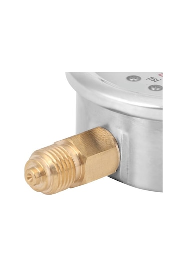 Besthome1 Y60 Radyal Vakum Manometre, -1-0bar, 1/4 Bsp, Petrol-metalurji İçin, Dayanıklı Çelik-bakır