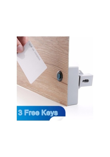 Besthome1 Pil Rfid İç Kart Sensör Kabin Çekmece Akıllı Smartlock Dıy Gizli Dijital Kilit, Deliksiz Ve Gizli